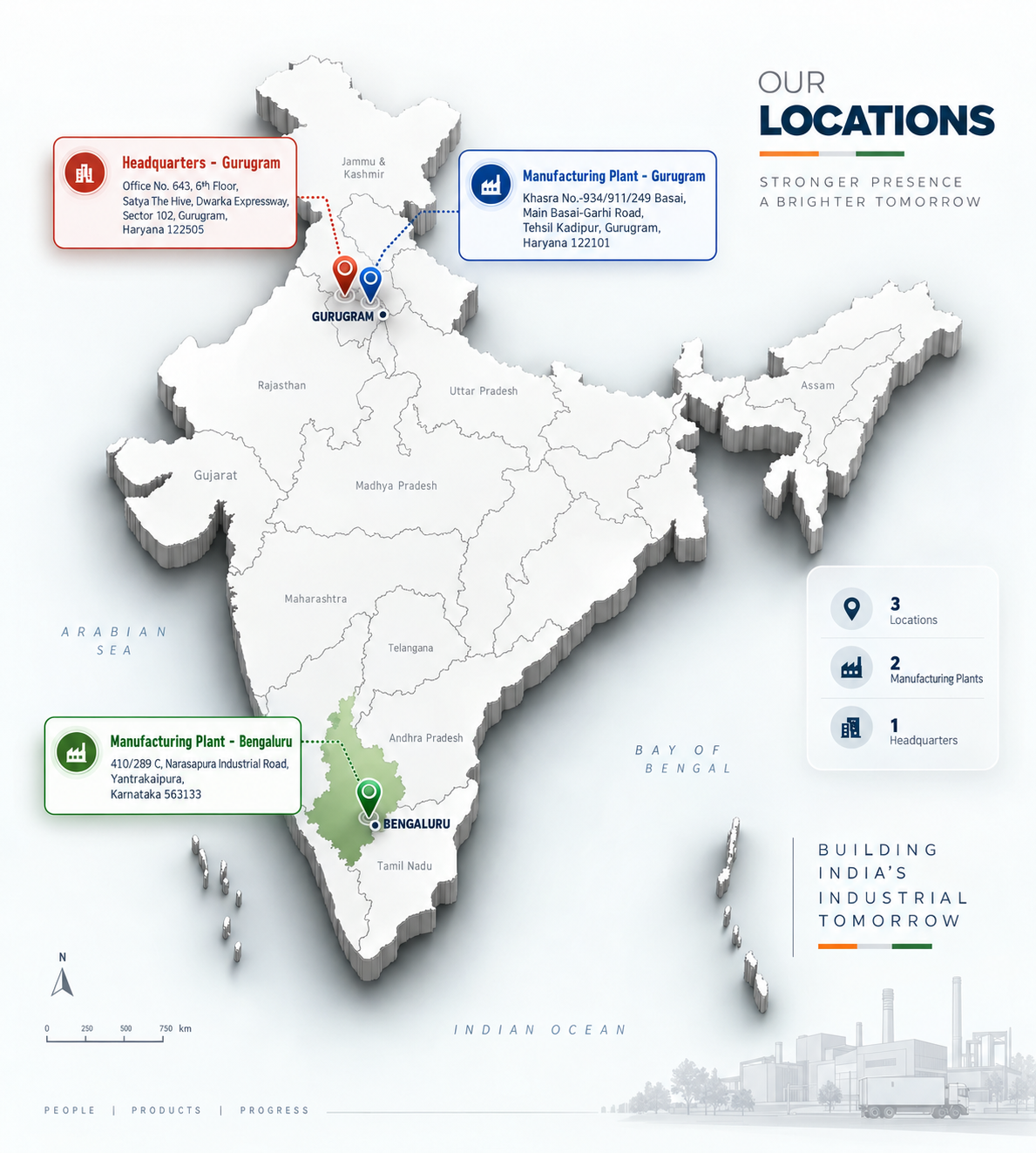 RSK India Location Map