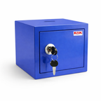 Metal Money Box with Key Lock for Kids & Adults