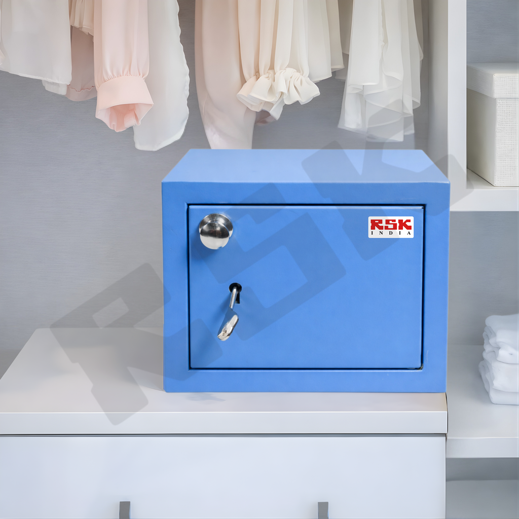 Heavy Duty Metal Cash Box with Handle & Key Lock