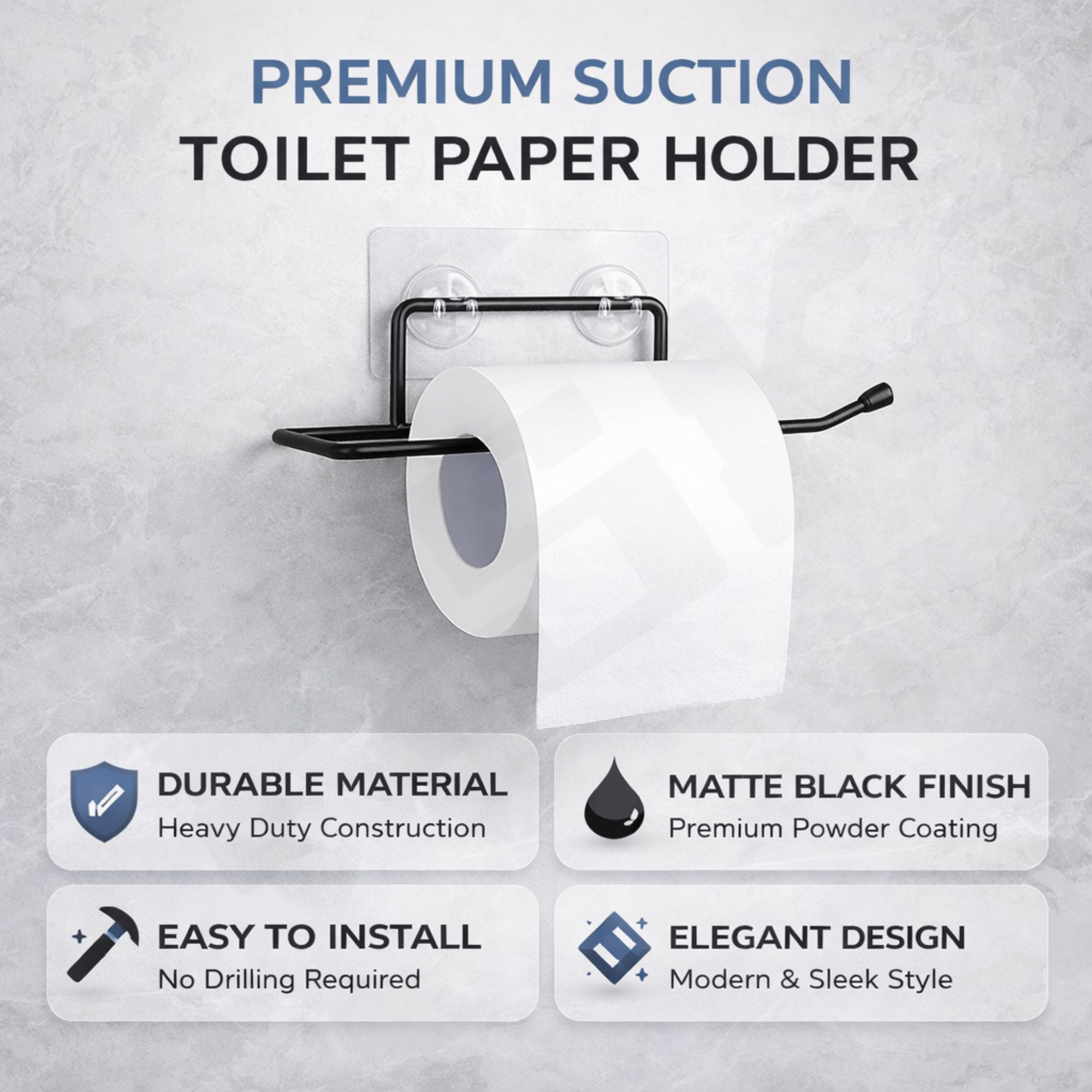 1 Pcs Toilet Paper Roll Holder| Kitchen Towel Hanger Holder | Kitchen Tissue Roll Holder
