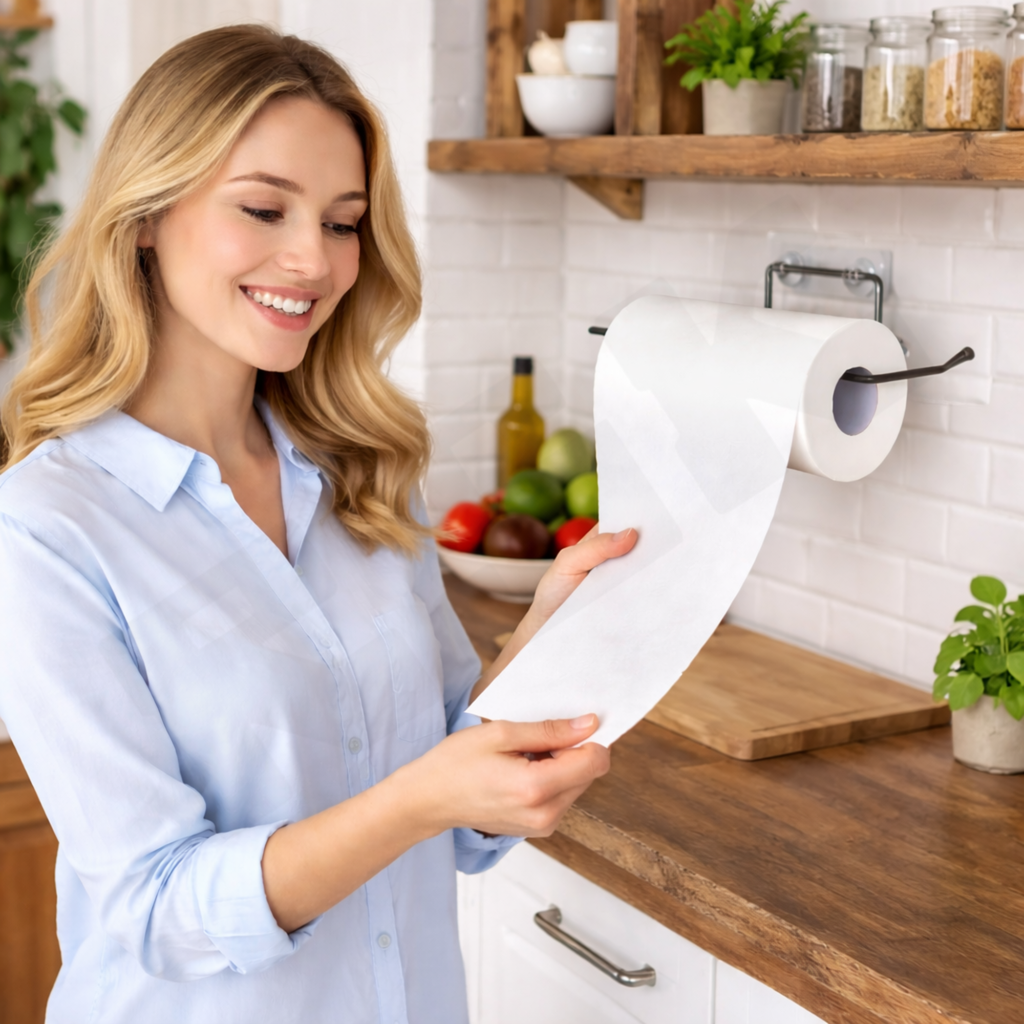 1 Pcs Toilet Paper Roll Holder| Kitchen Towel Hanger Holder | Kitchen Tissue Roll Holder