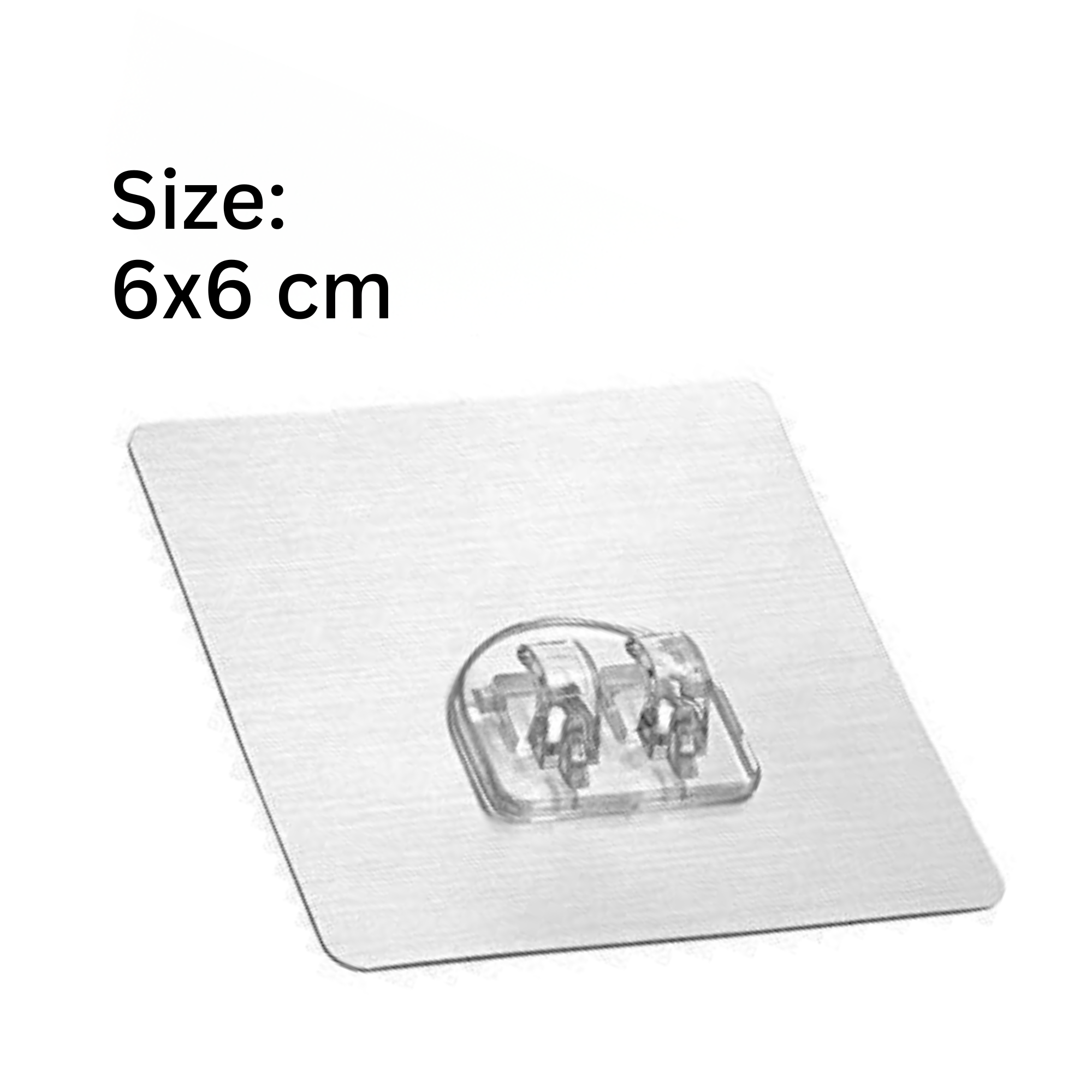 Self Adhesive Wall Hooks No Drill Double Hook | Heavy Duty Reusable Sticky Hooks for Kitchen Bathroom & Entryway