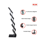 5-Slot Floor Catalogue & Magazine Stand