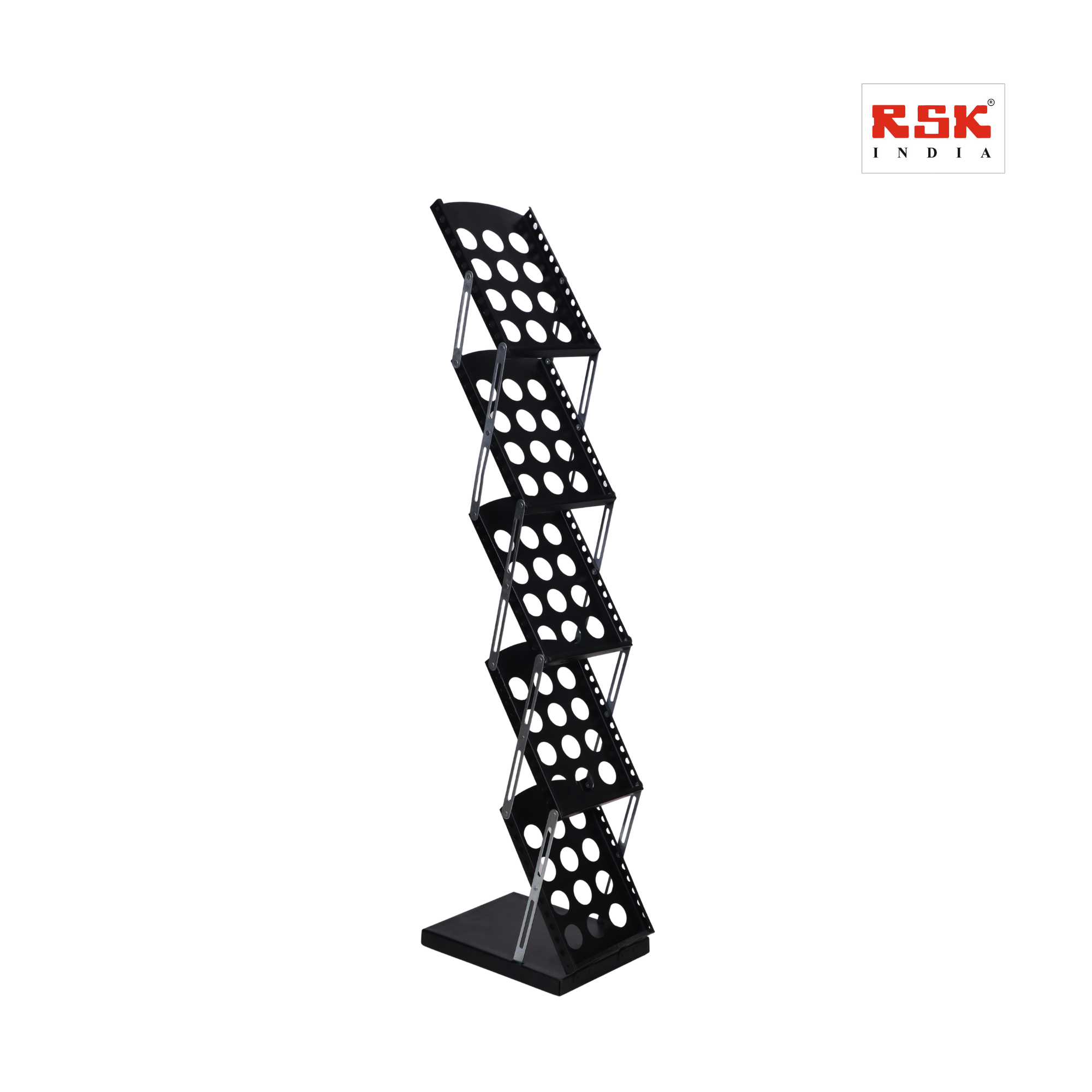 5-Slot Floor Catalogue & Magazine Stand