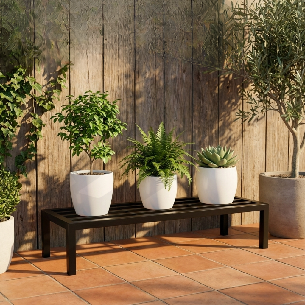 Heavy-Duty Metal Plant Stand