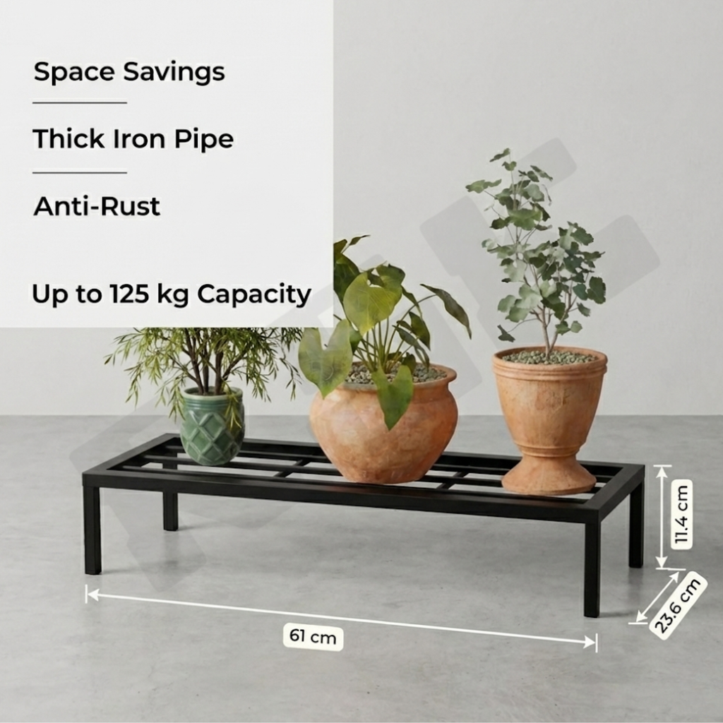 Heavy-Duty Metal Plant Stand