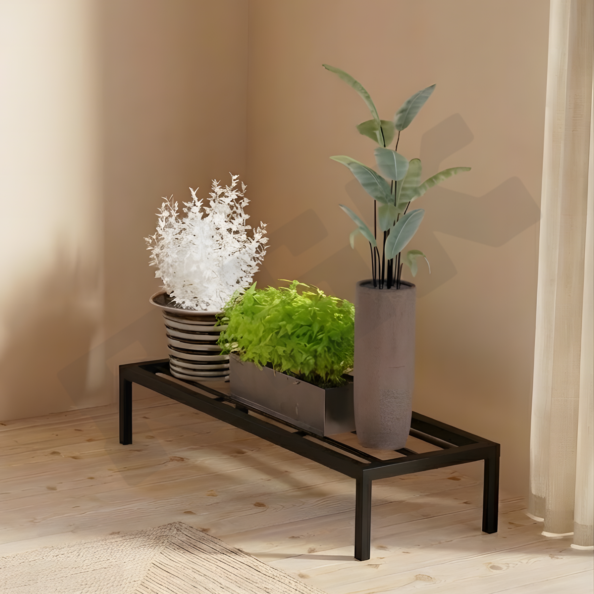 Heavy-Duty Metal Plant Stand