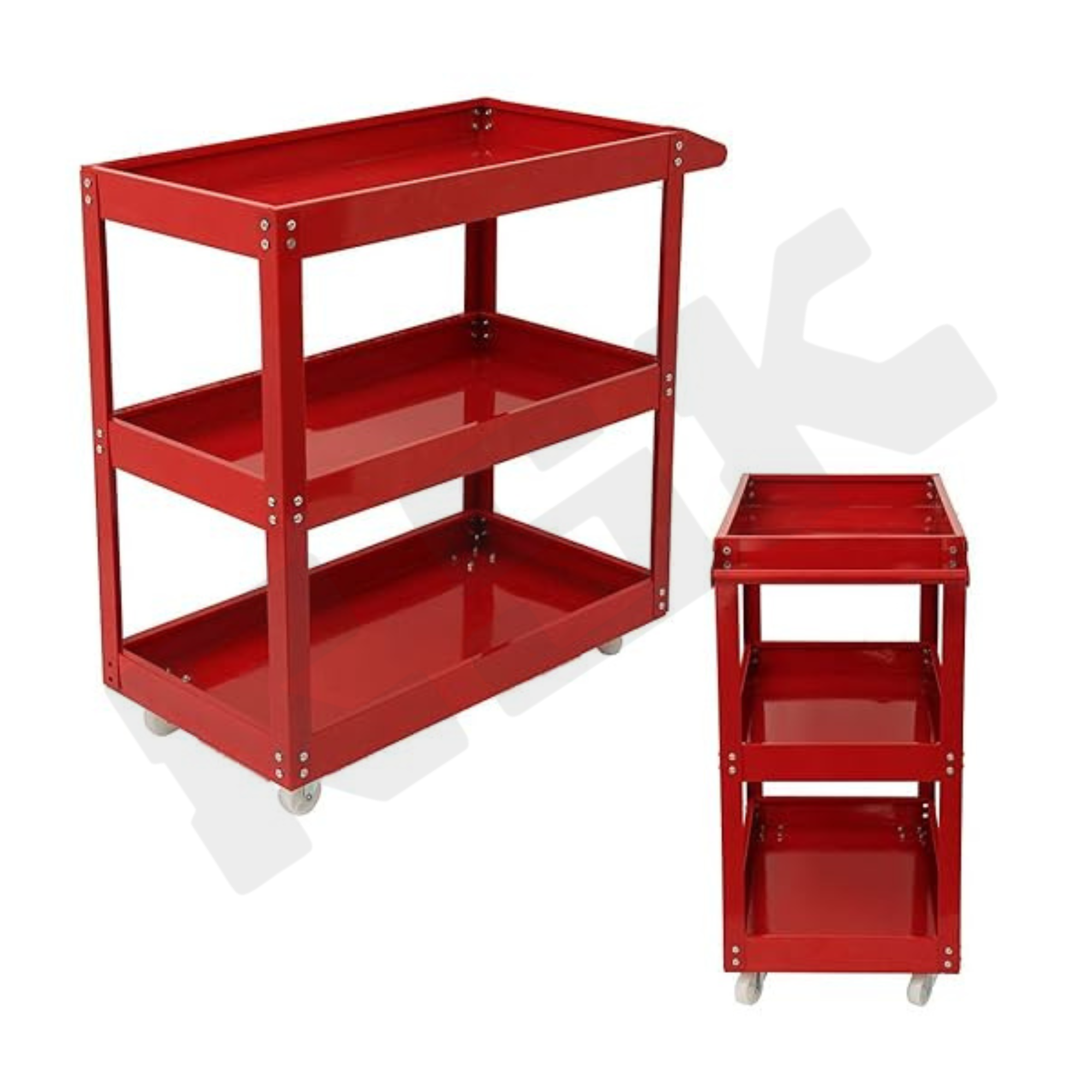 Heavy-Duty Metal Utility Trolley