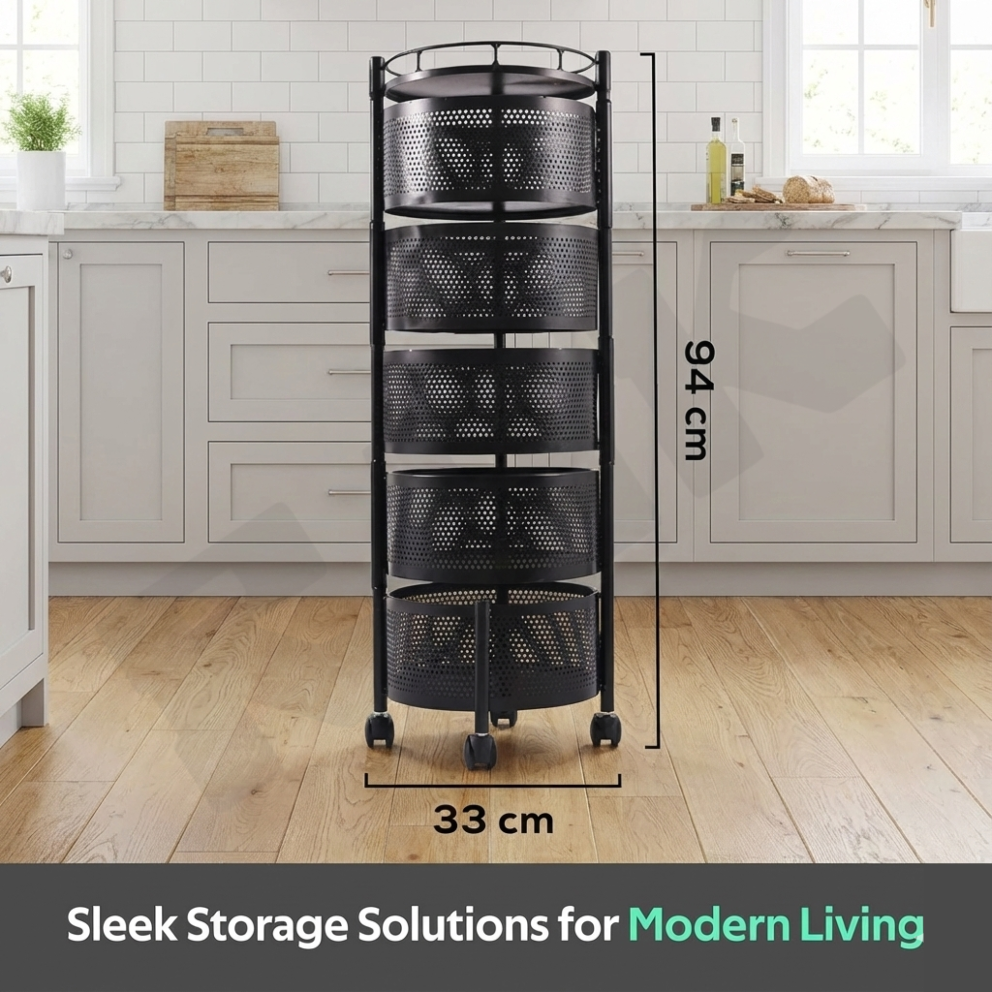 Vertical Kitchen Storage Rack