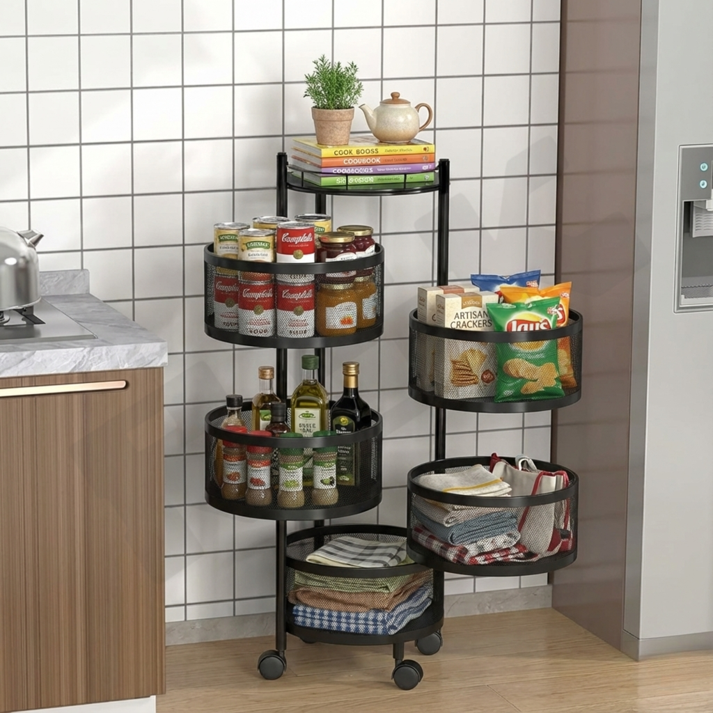 Vertical Kitchen Storage Rack