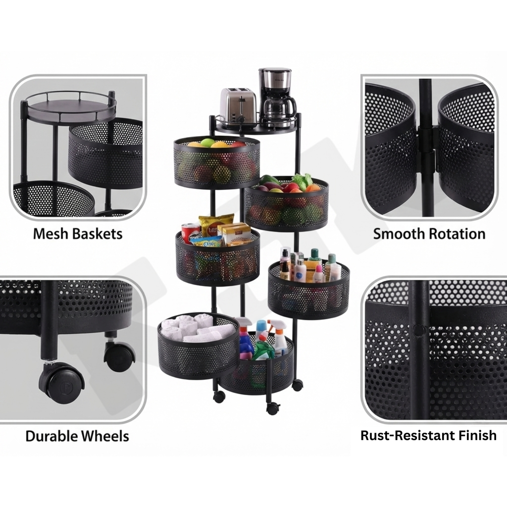 Vertical Kitchen Storage Rack