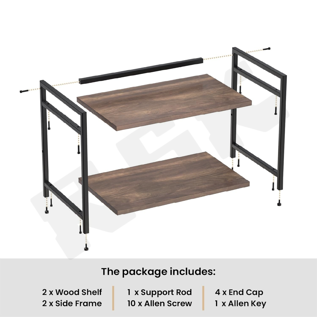 Heavy-Duty Microwave Stand