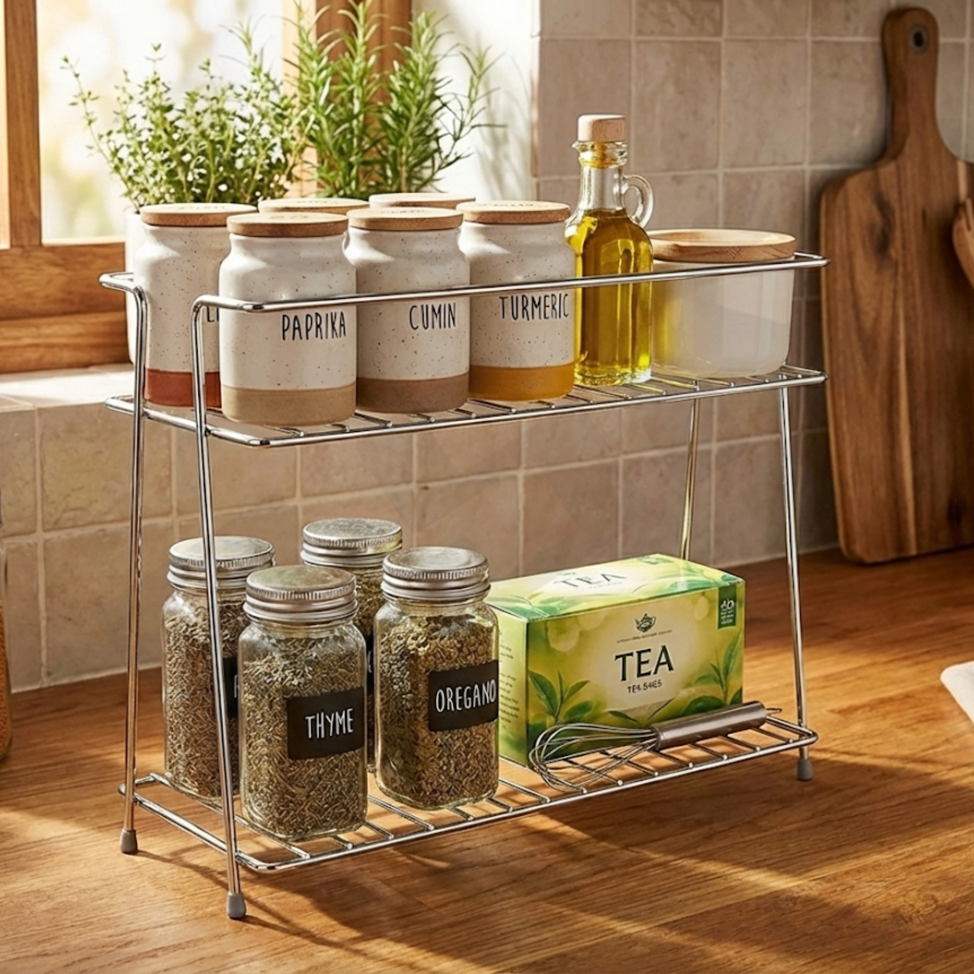 Stainless Steel Kitchen Organizer