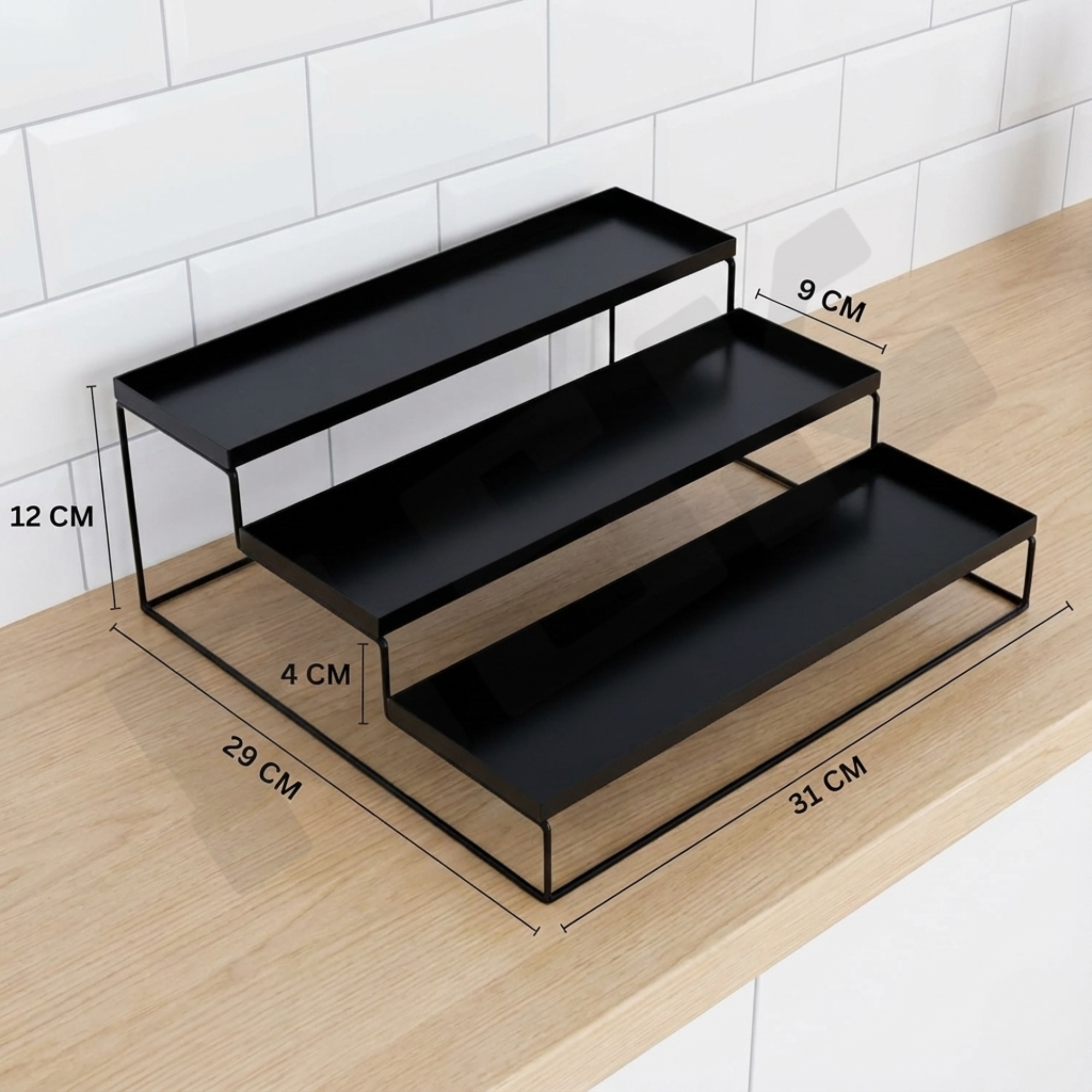 Three-Tier Countertop Organizer Stand