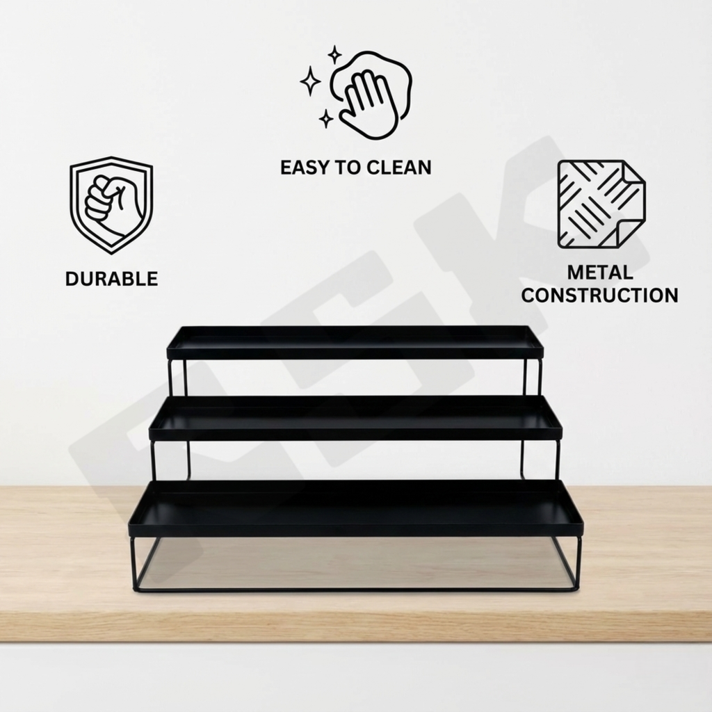 Three-Tier Countertop Organizer Stand
