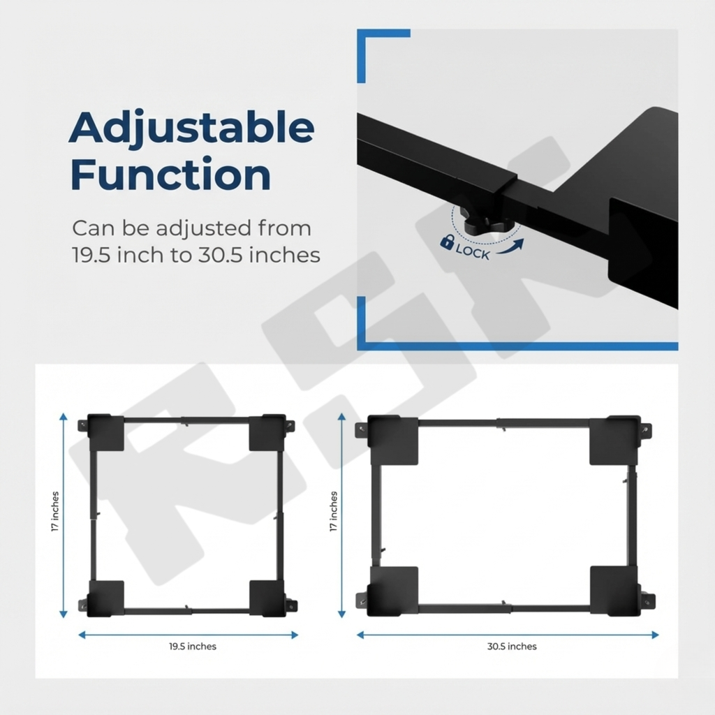 Adjustable Washing Machine & Refrigerator Stand