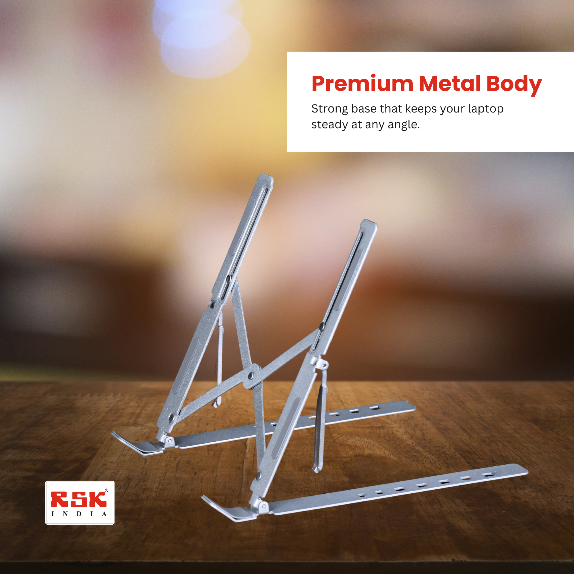 Premium Adjustable Aluminium Laptop Stand