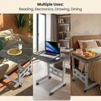 Multipurpose Movable & Adjustable Table – Wall/Floor Laptop & Work Stand